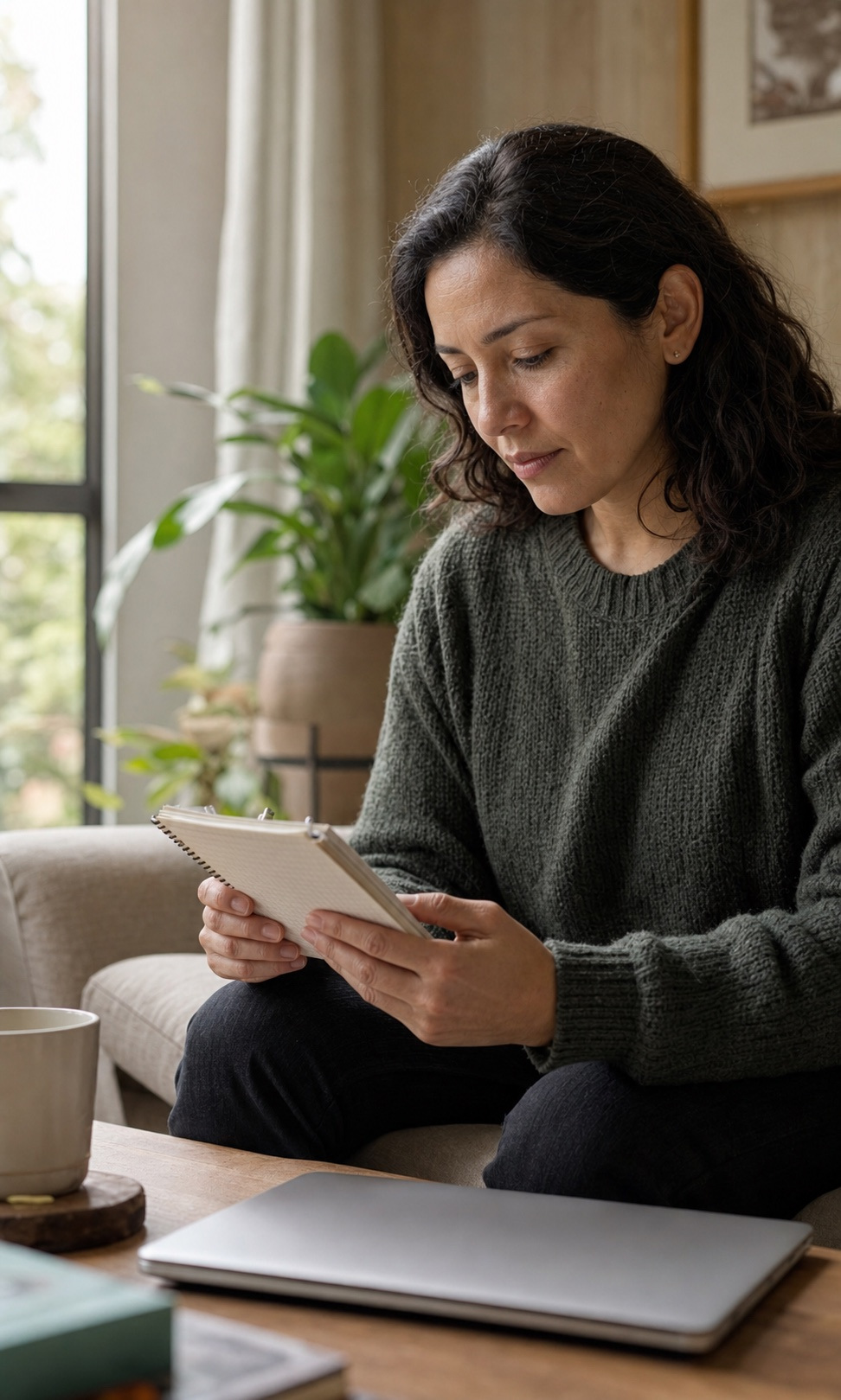 Traveller preparing medical documentation before visiting Colombia from Canada