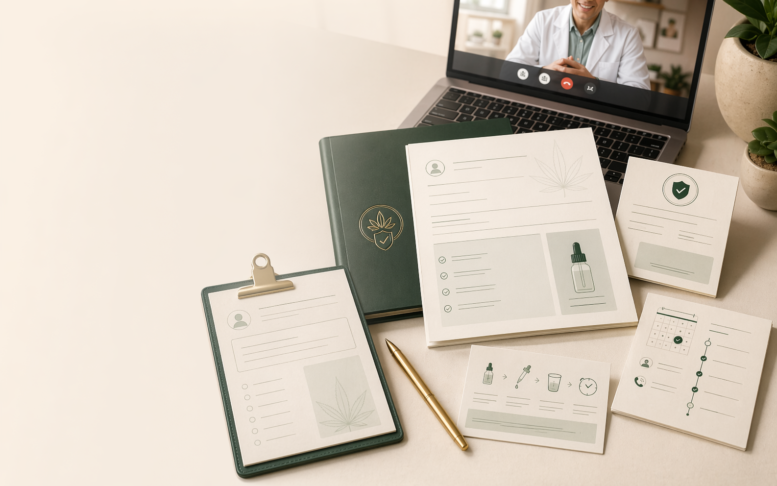 Consulta médica y fórmula documentada para cannabis medicinal